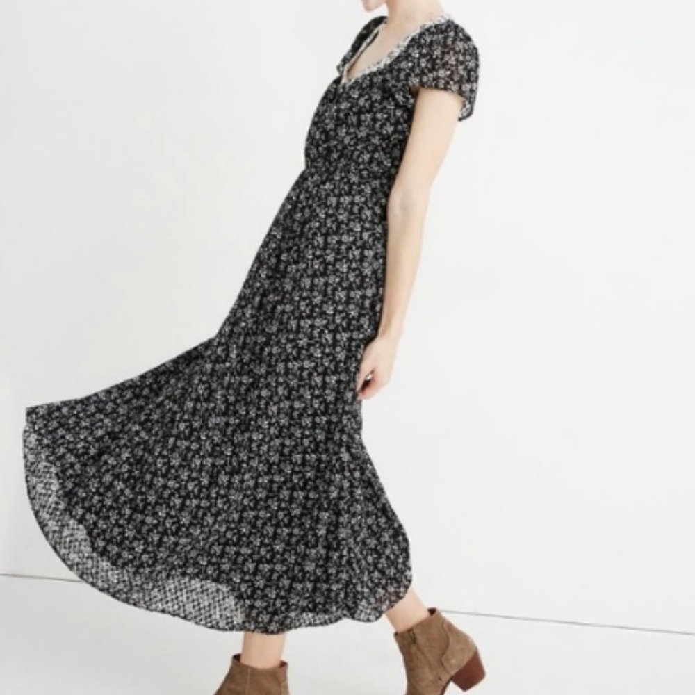 Madewell Print-Mix Dress in Branch Floral Size 4